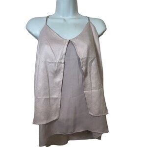 3 for $15  Harve Benard Pink‎ Sleeveless Top With Spaghetti Straps, NWOT, Large